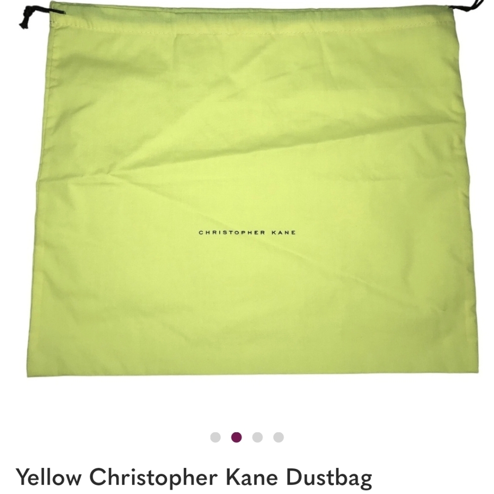 Yellow Christopher Kane Dustbag